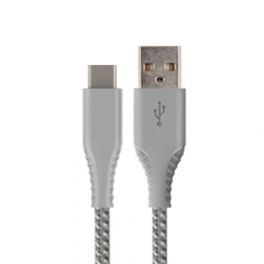 Ultra-strong USB-C to USB-A 2.0 charge and sync cable