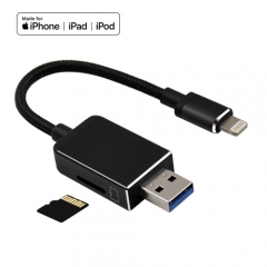MFi Lightning to USB 3.0 External iFlash Storage Cable