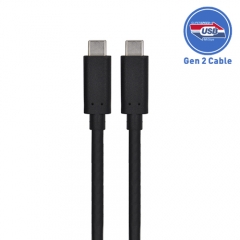 USB-IF Certified Type-C to Type-C 3.2 Gen 2 cable | 10 Gbps data transfer | 5A current